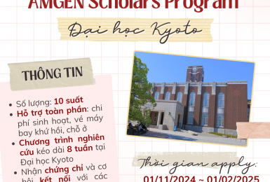 Học Bổng AMGEN Scholars tại Đại học Kyoto: Cơ Hội Vàng Cho Sinh Viên Quốc Tế