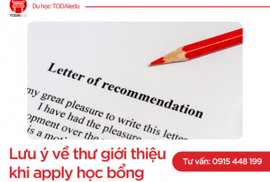 Lưu Ý Về Thư Giới Thiệu Khi Săn Học Bổng Nhật Bản